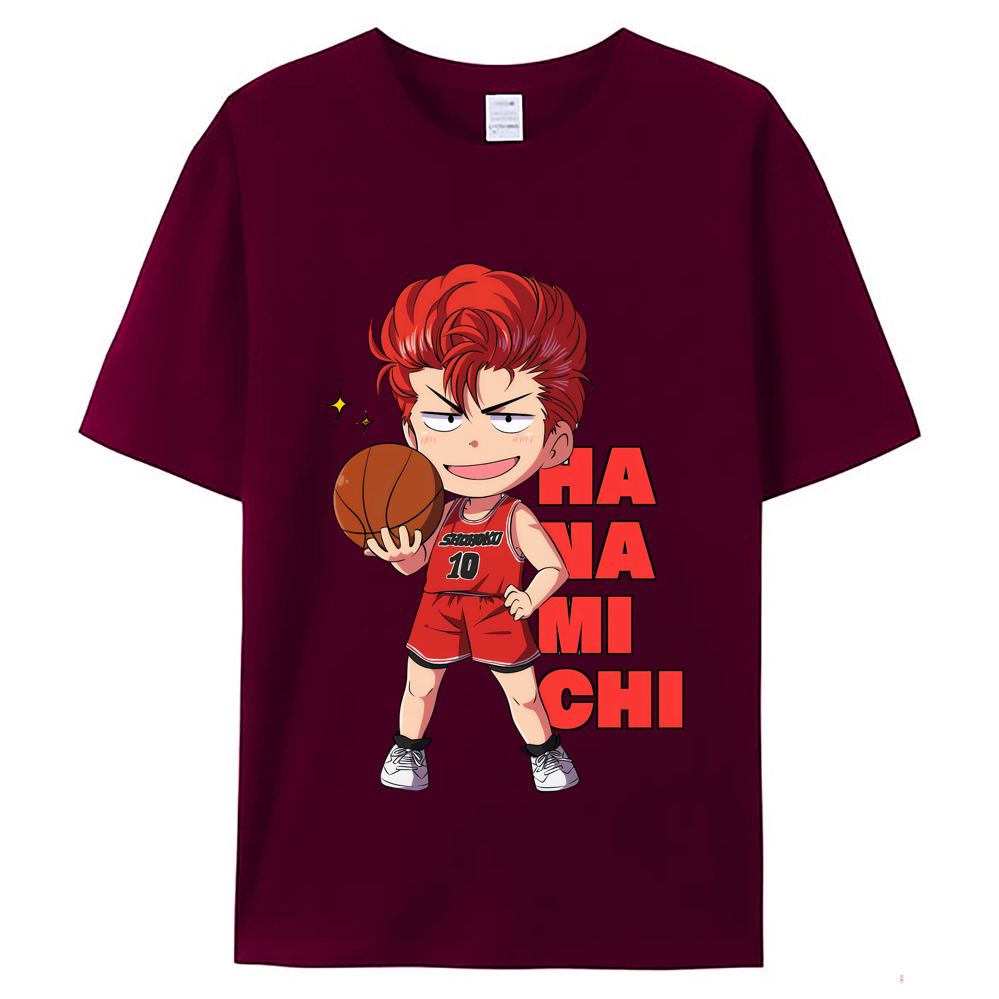 （画像用） SLAM DUNK／スラムダンク レディースカジュアルプリントTシャツ（綿100％）